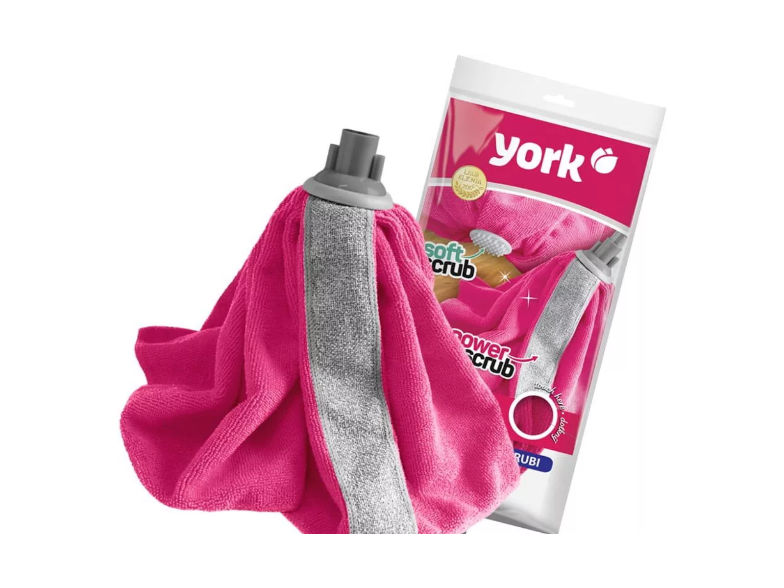 Mop z mikrofibry RUBI YORK wkład 077080